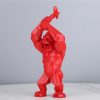 Statue Gorille Design-Rouge